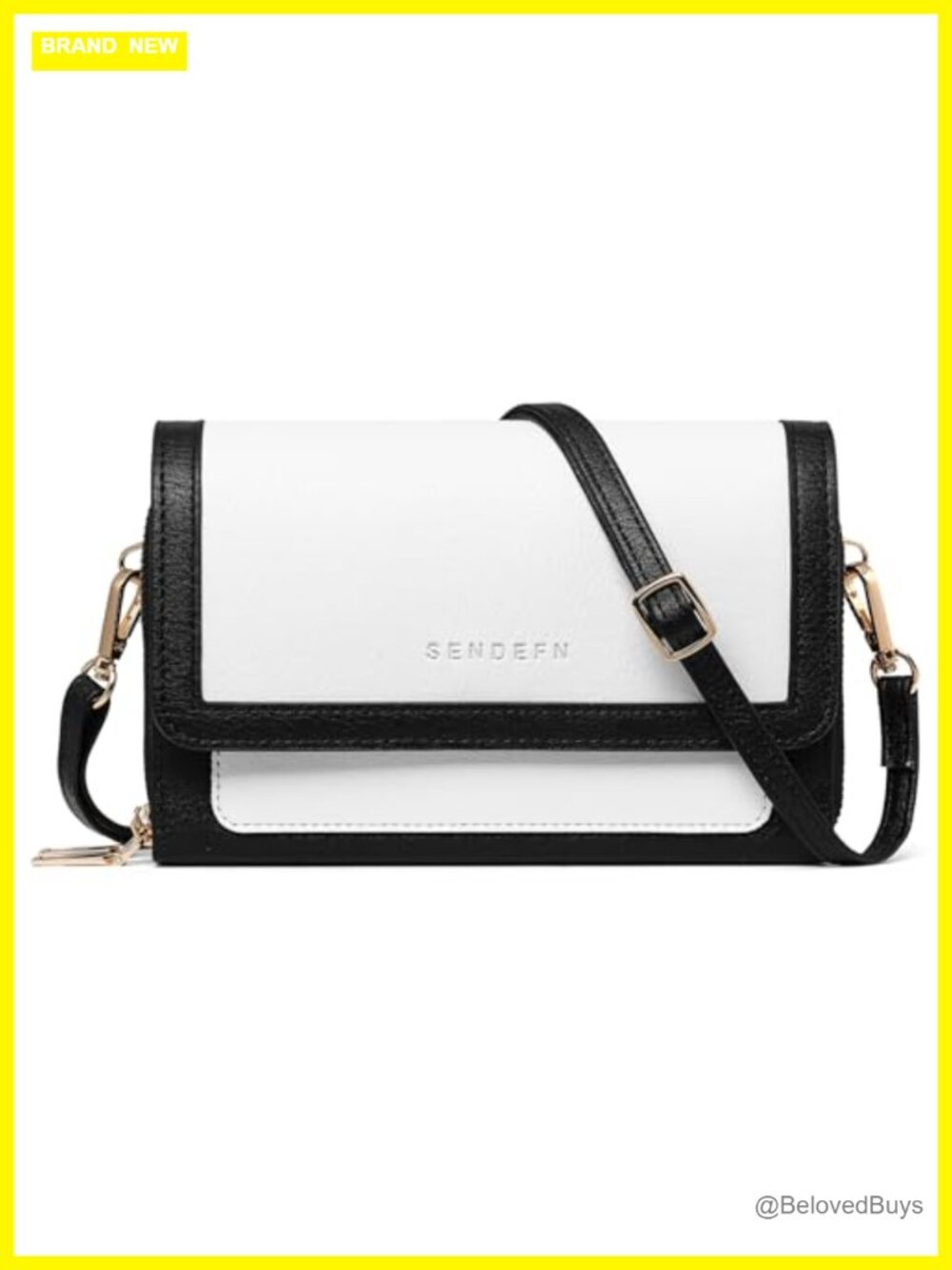 Women's PU Leather Small Crossbody Bag With Adjustable Strap, Zippered